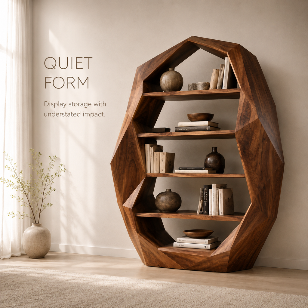 Celine Warm Modern Bookshelf - product image 03
