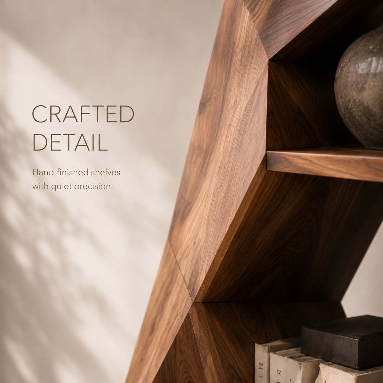 Celine Warm Modern Bookshelf - product image 06