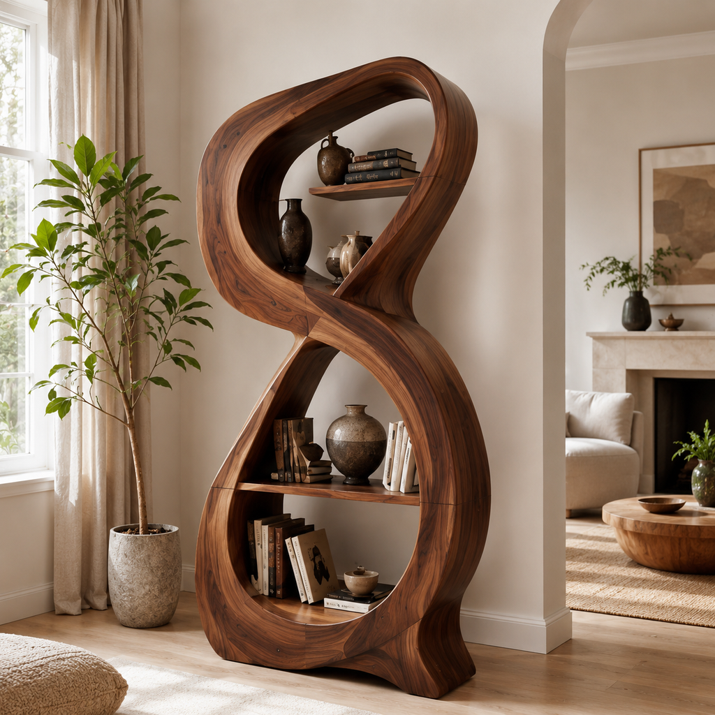 Koa Organic Display Bookshelf - main view