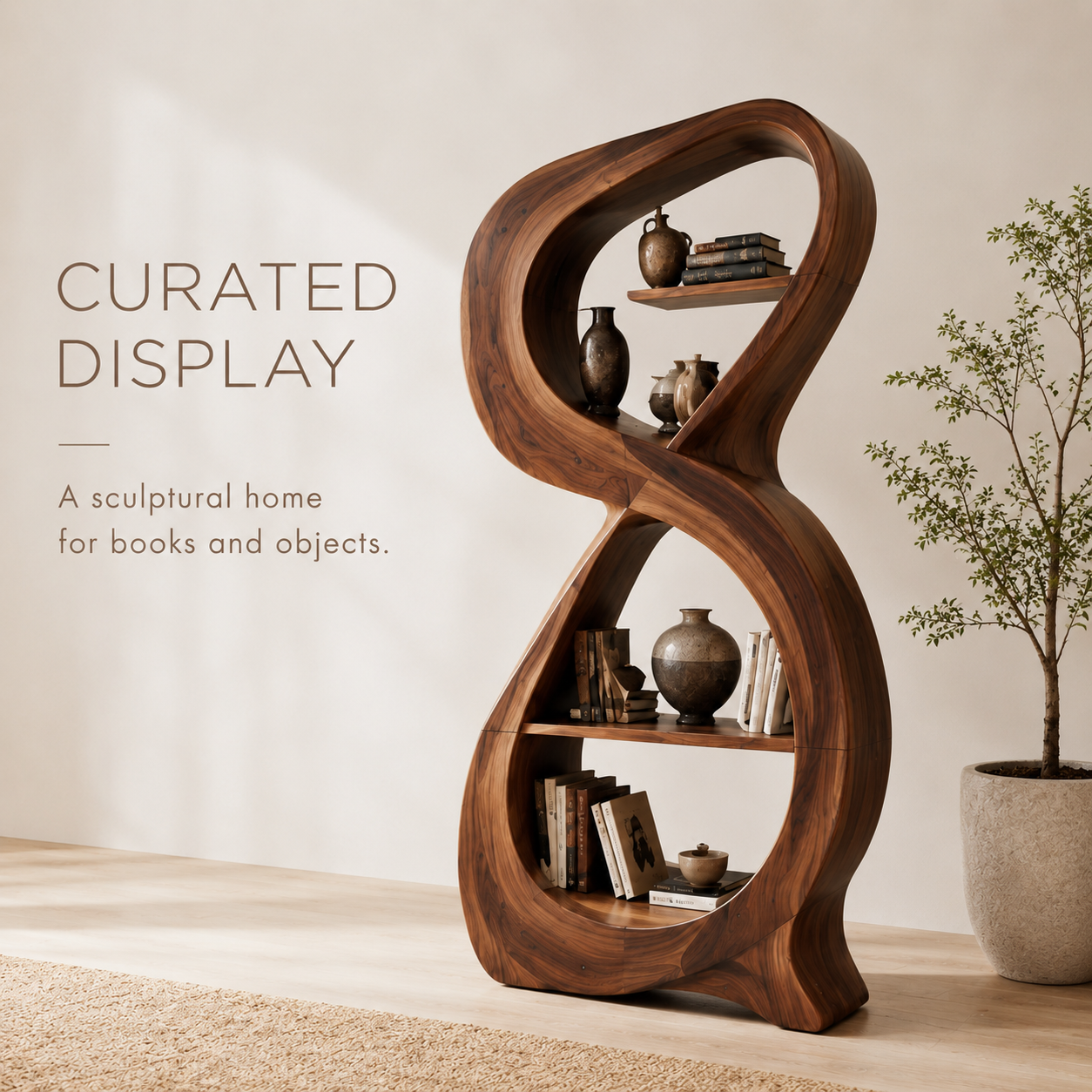 Koa Organic Display Bookshelf - product image 03
