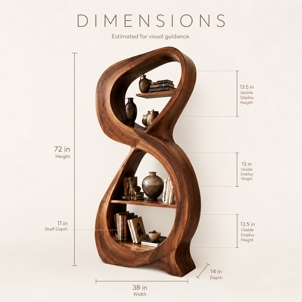 Koa Organic Display Bookshelf - product image 08