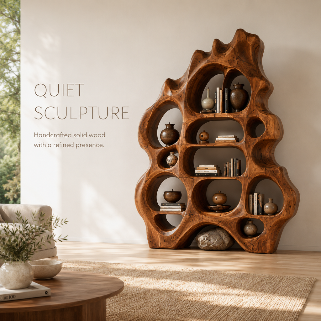 Brisa Sculptural Bookcase - product image 02