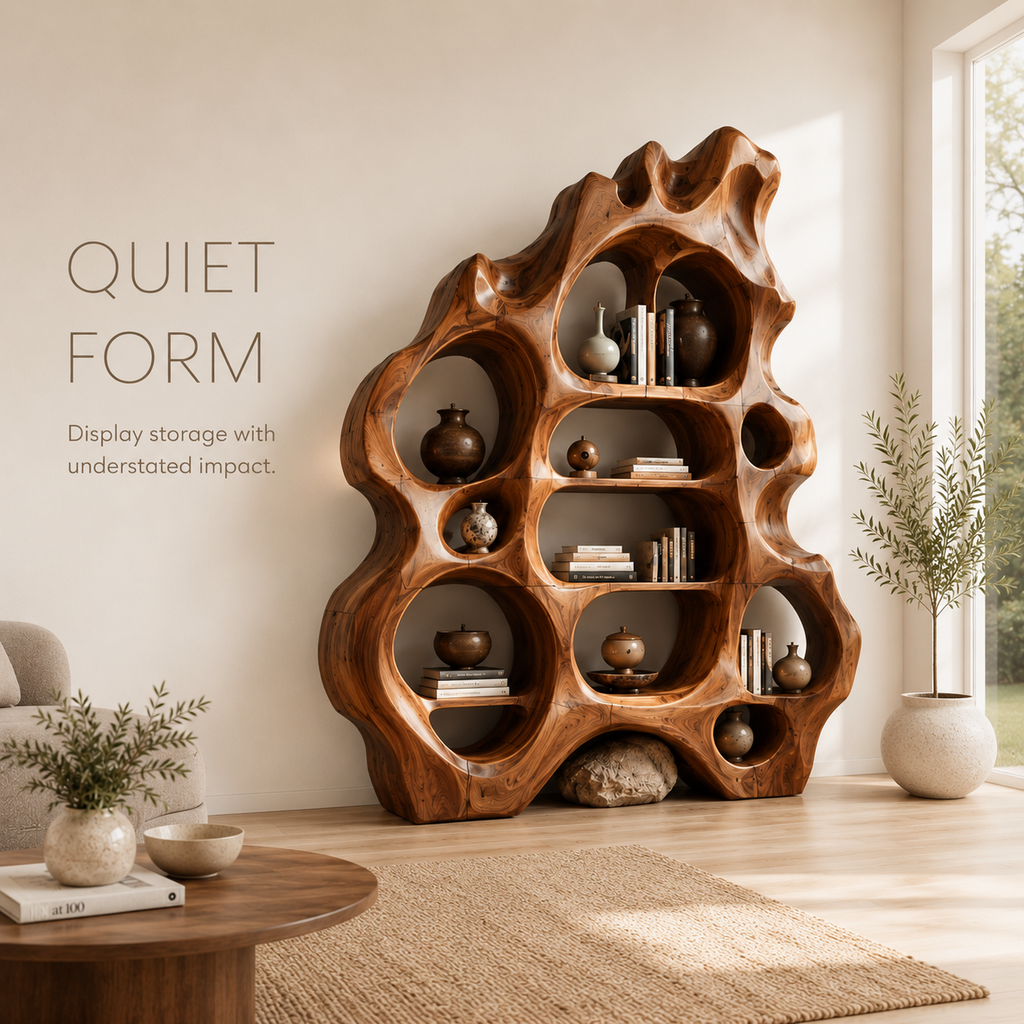 Brisa Sculptural Bookcase - product image 03