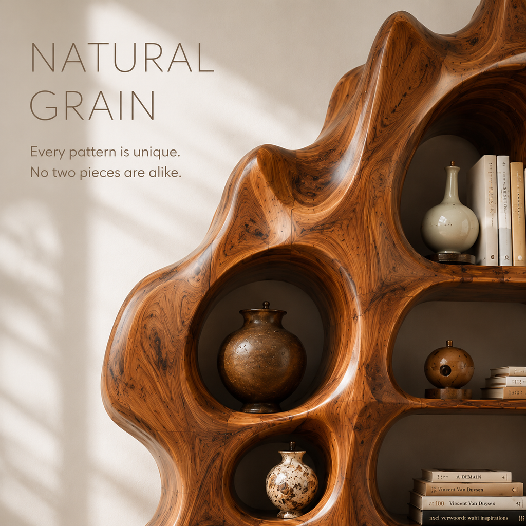Brisa Sculptural Bookcase - product image 05