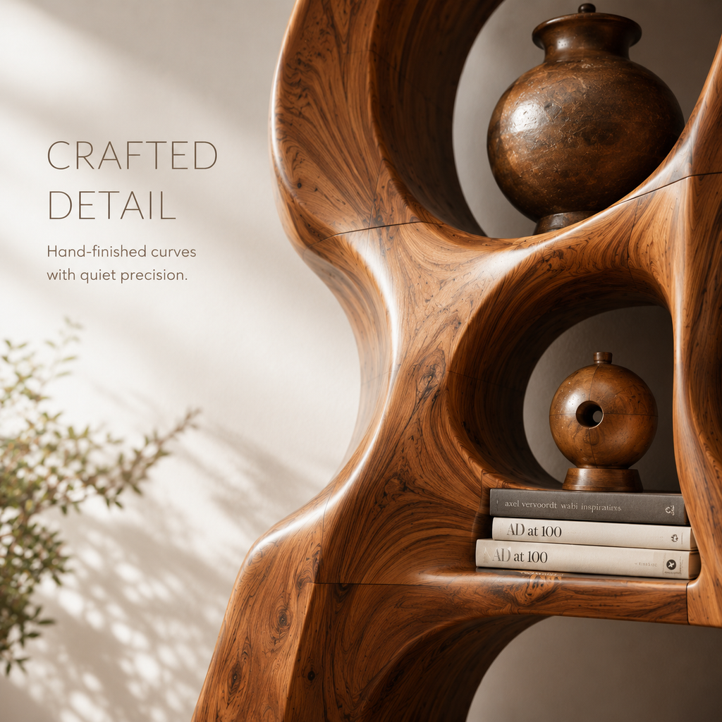 Brisa Sculptural Bookcase - product image 06