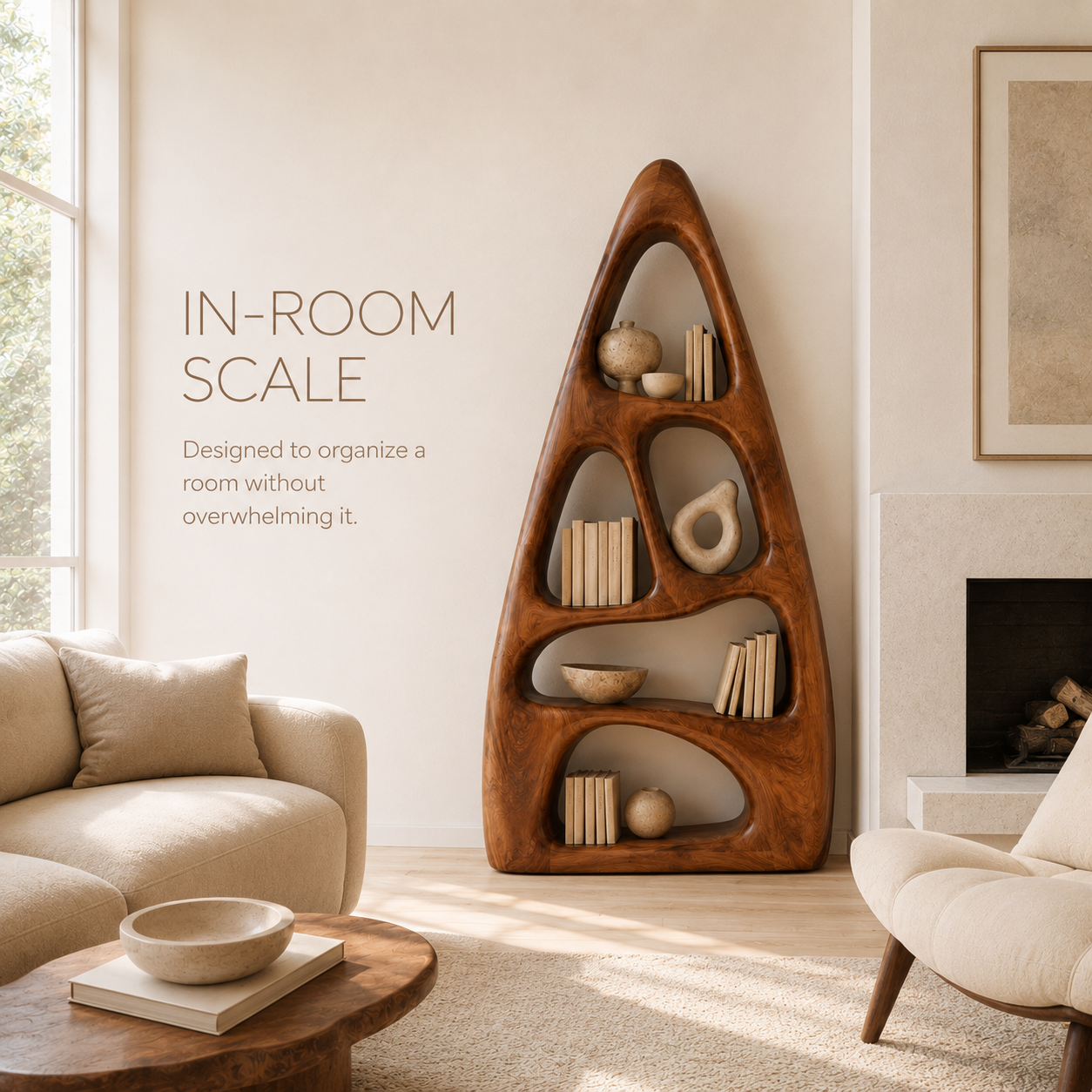 Nola Soft Arch Bookshelf - product image 04