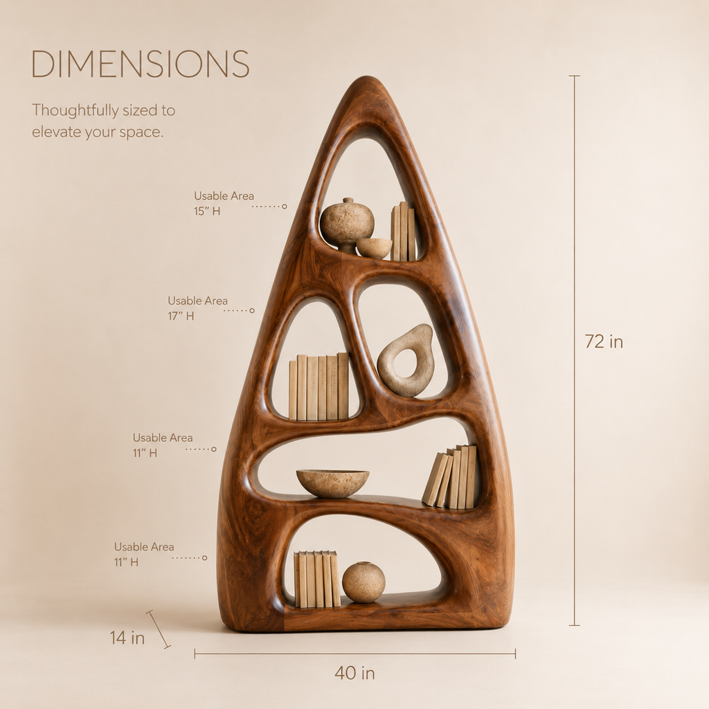 Nola Soft Arch Bookshelf - product image 08