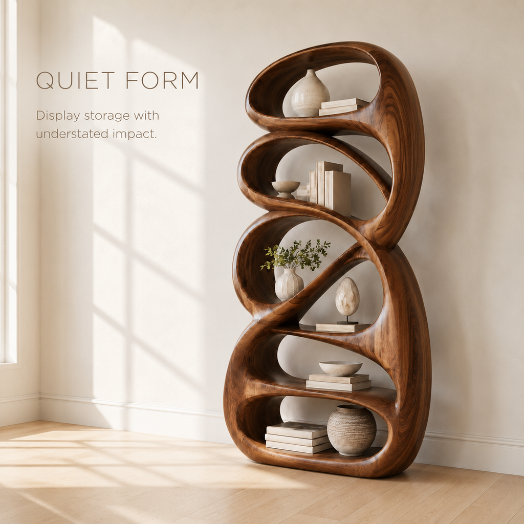 Aurelle Sculptural Bookshelf - product image 03