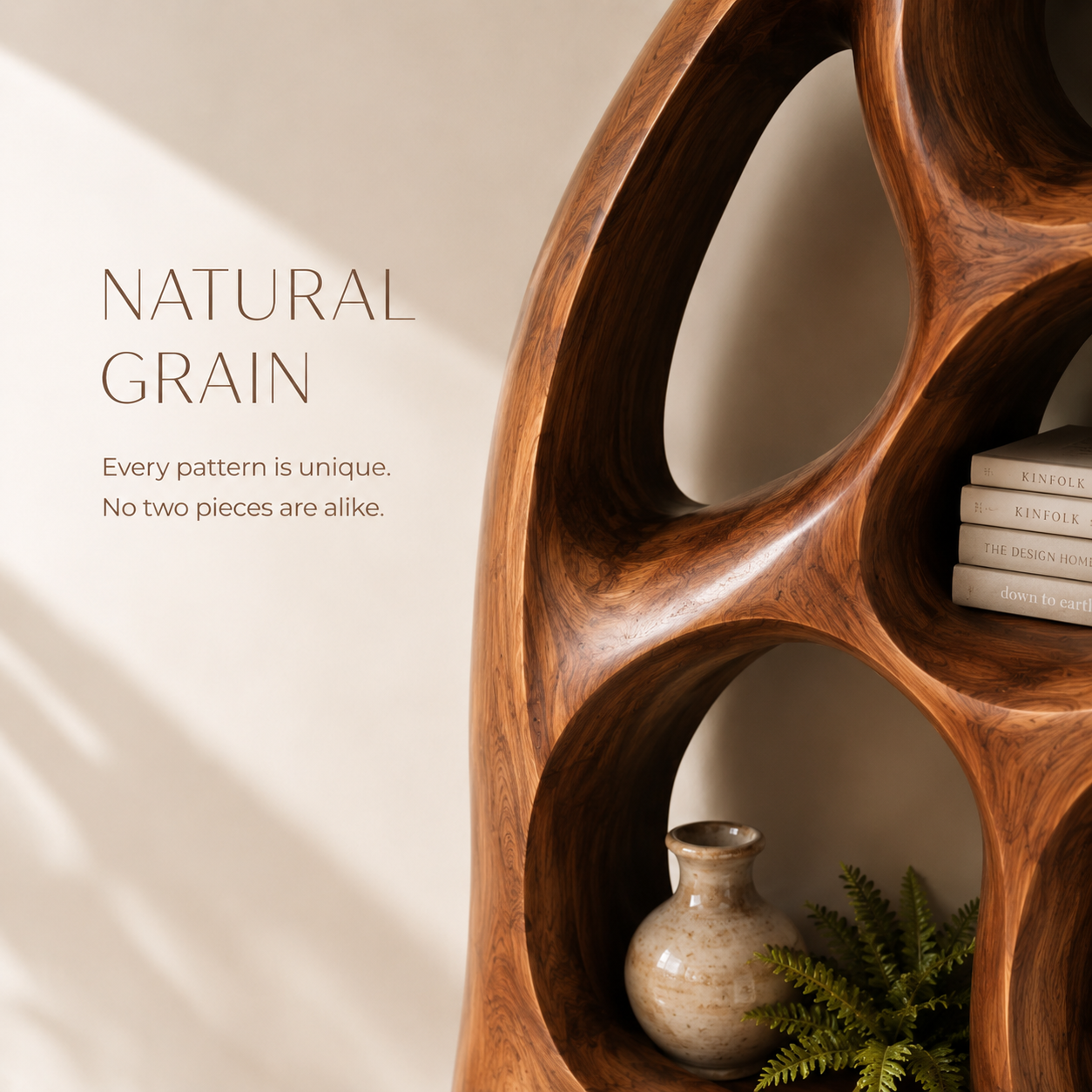 Marin Curved Display Bookshelf - product image 06