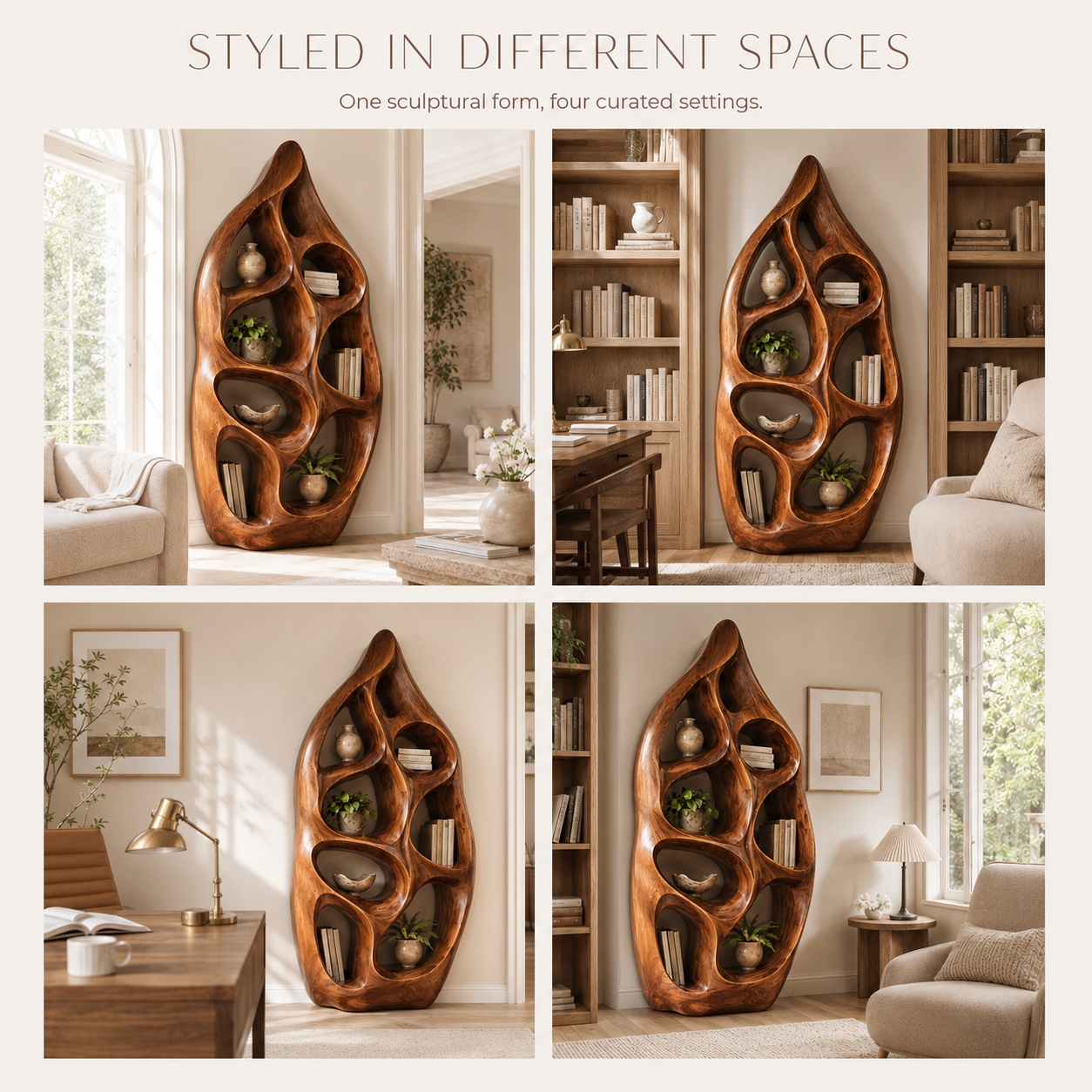Marin Curved Display Bookshelf - product image 11