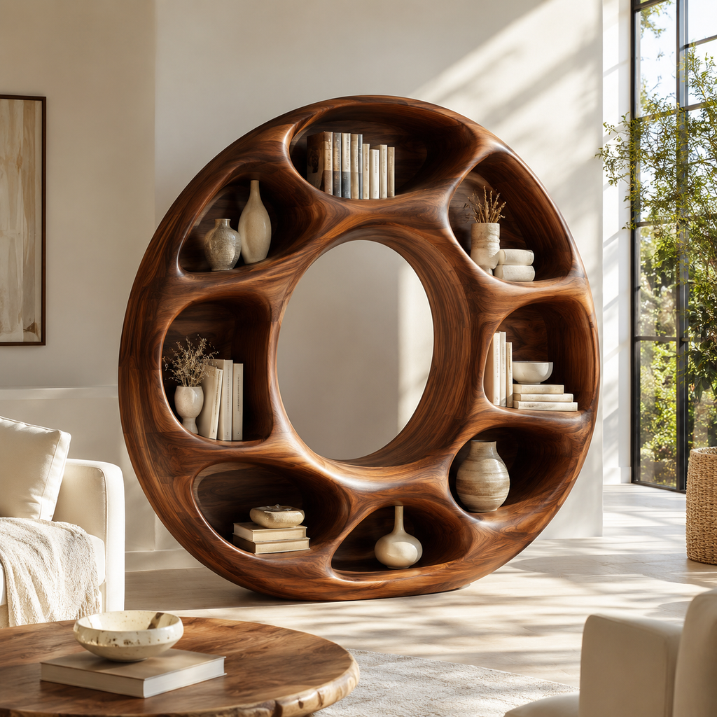 Soren Rounded Bookcase - main view