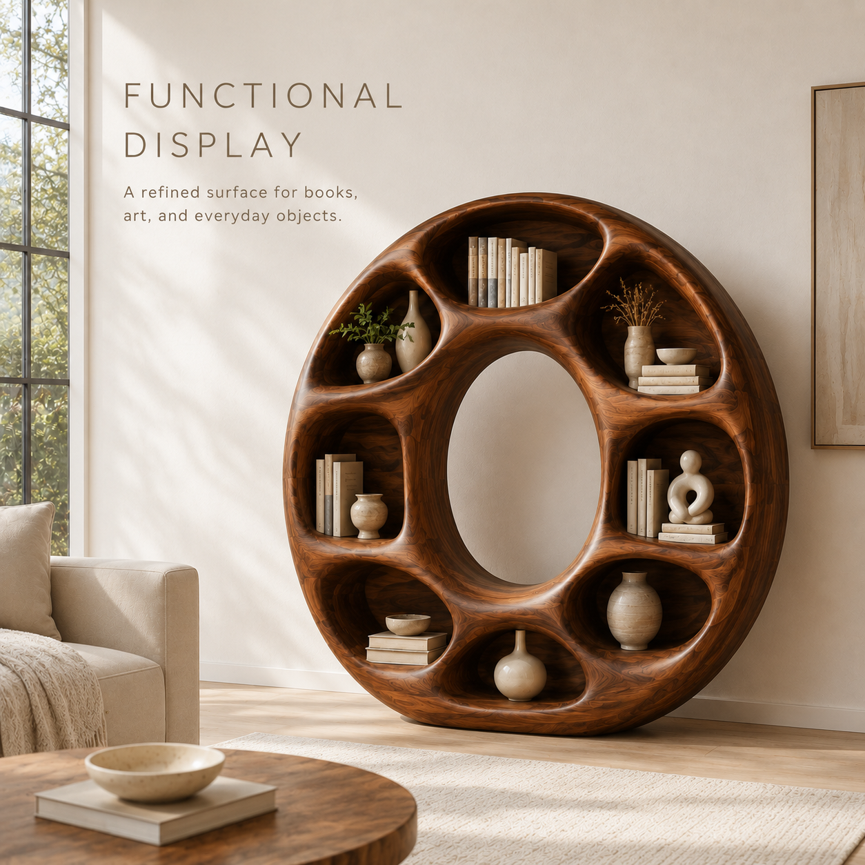 Soren Rounded Bookcase - product image 08
