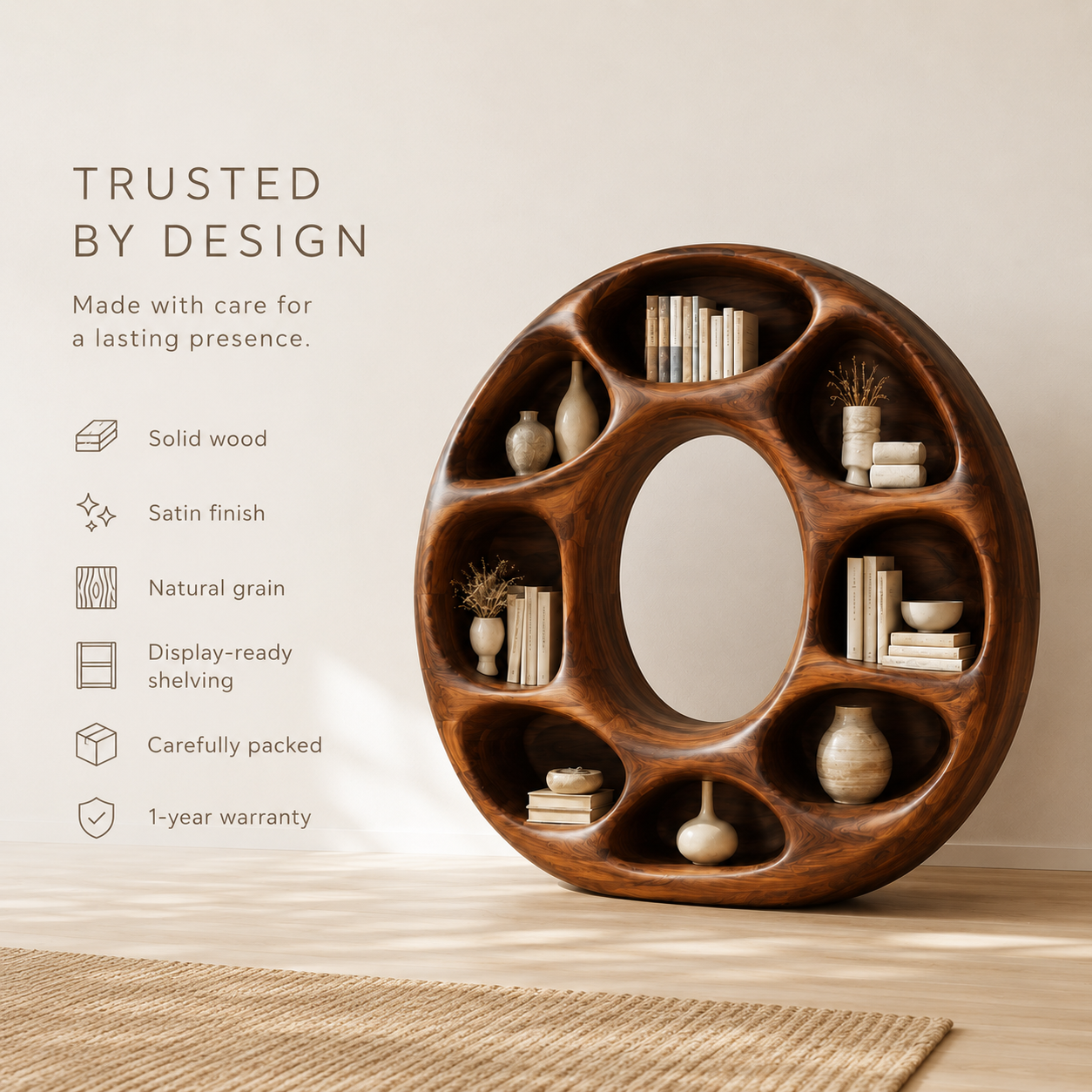 Soren Rounded Bookcase - product image 10
