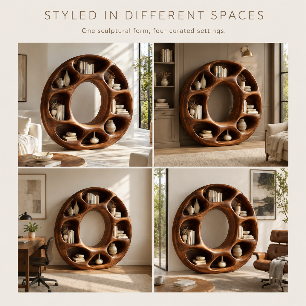 Soren Rounded Bookcase - product image 11