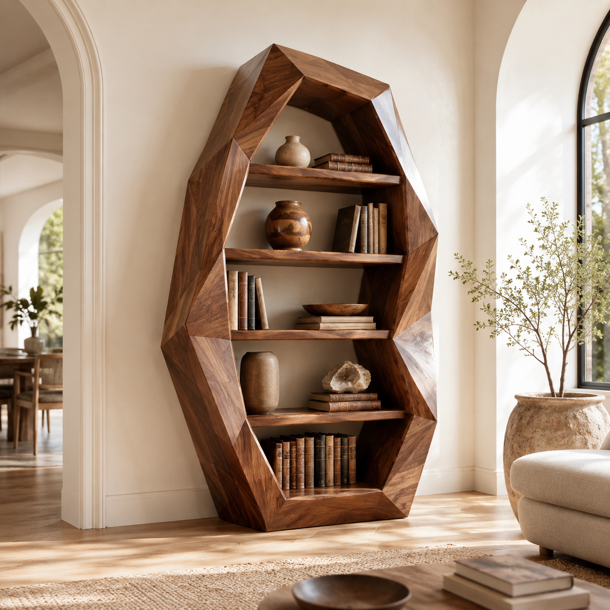 Elara Gallery Display Bookshelf - main view