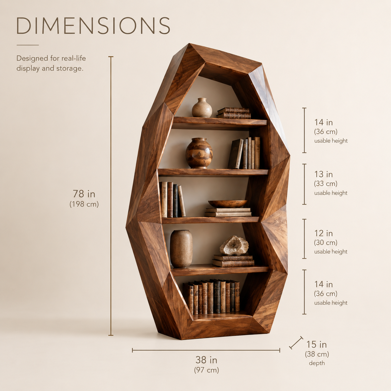 Elara Gallery Display Bookshelf - product image 08