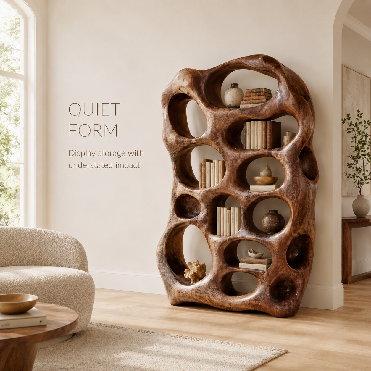 Veyra Soft Curve Bookshelf - product image 03