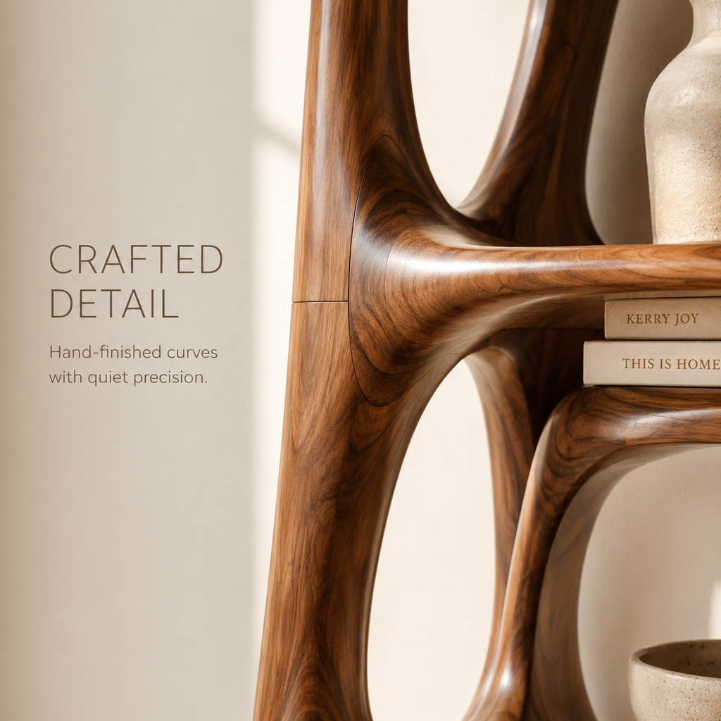 Nolan Arc Wood Bookshelf - product image 06