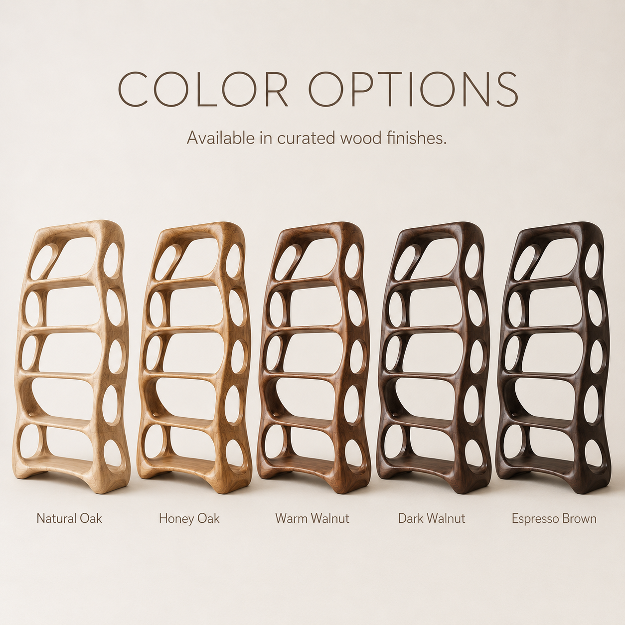 Nolan Arc Wood Bookshelf - product image 11