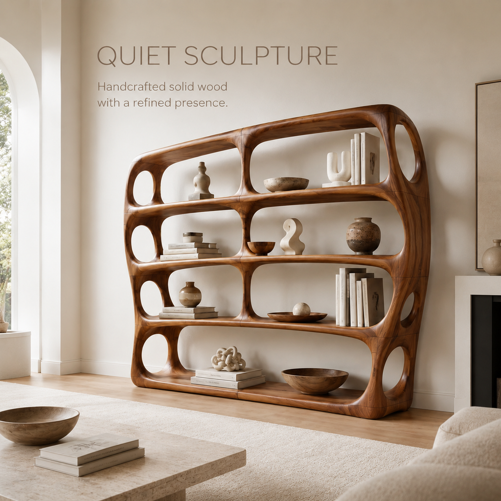Liora Warm Walnut Bookshelf - product image 02
