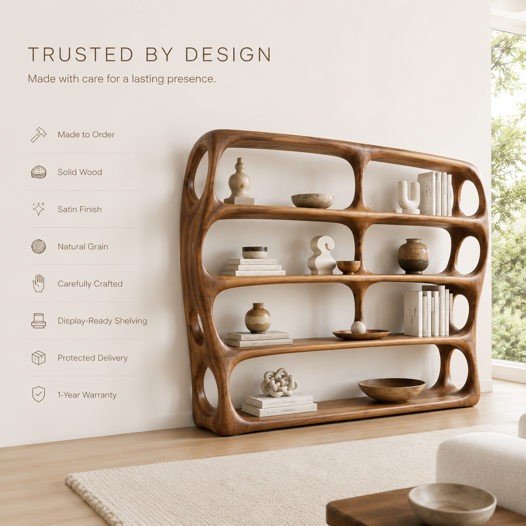 Liora Warm Walnut Bookshelf - product image 09