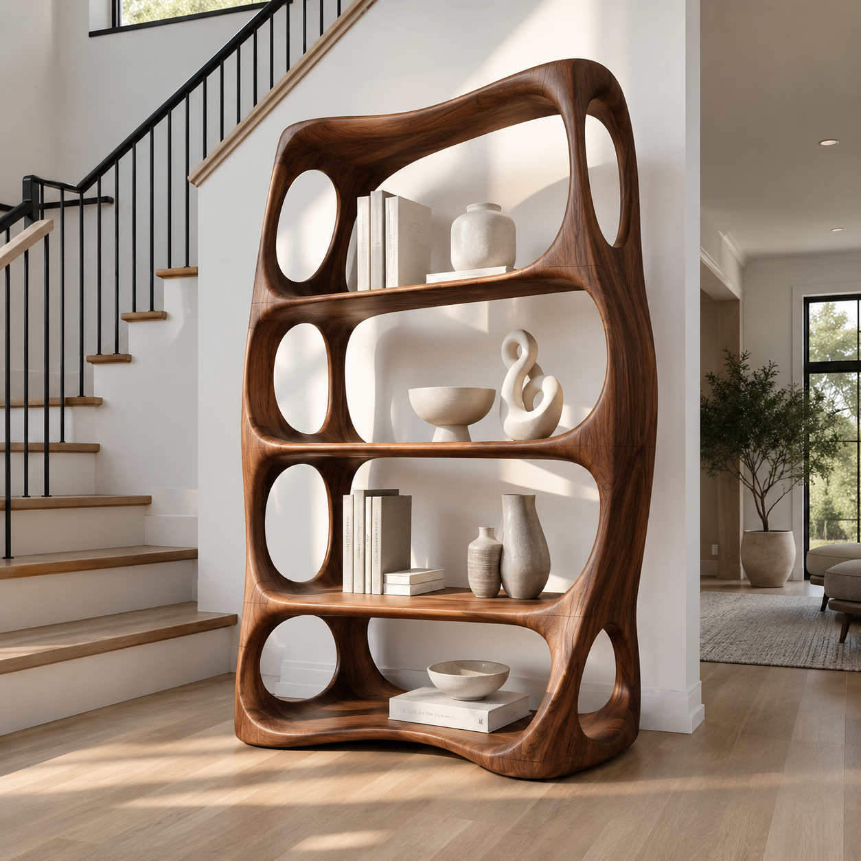 Rowan Hollow Form Bookshelf - main view