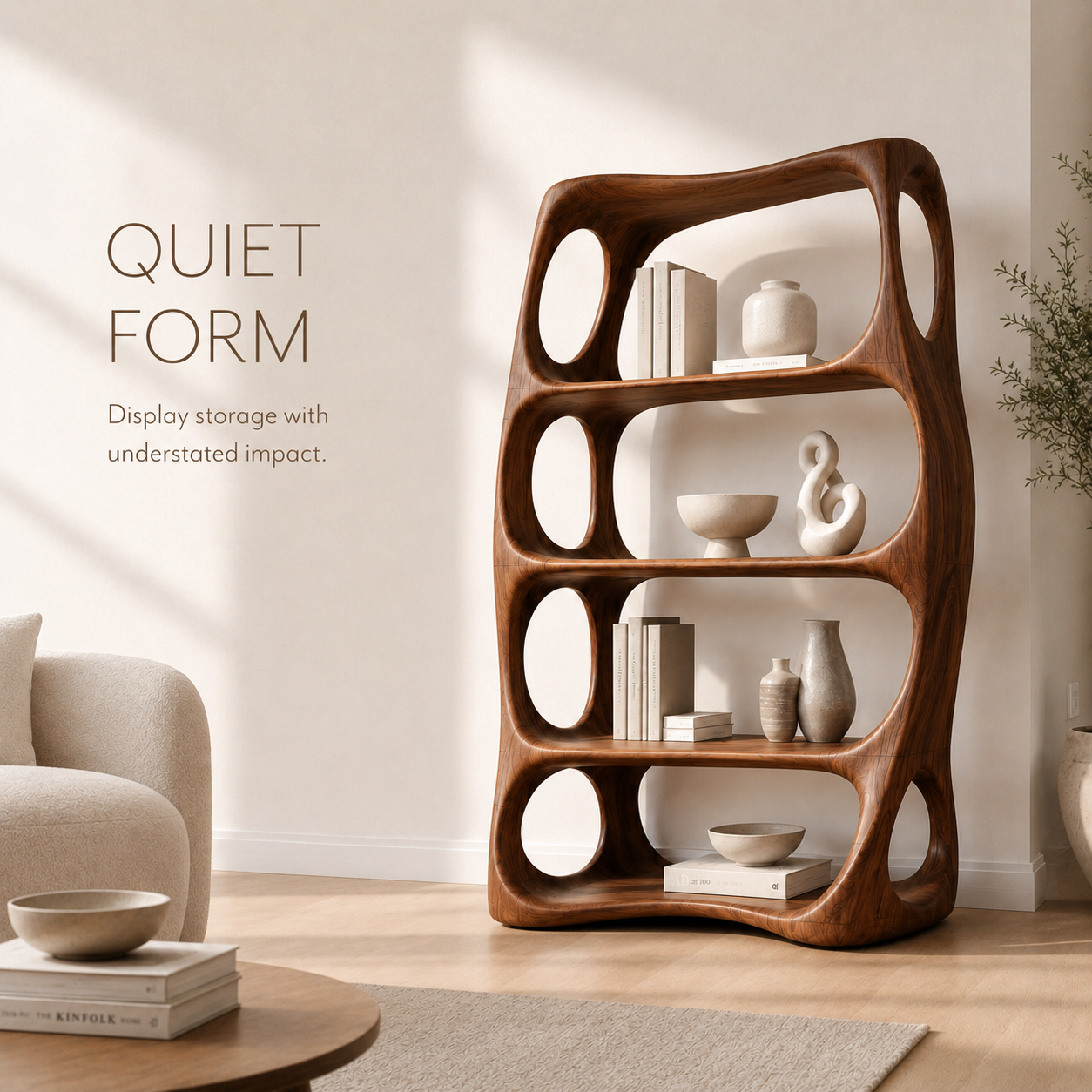 Rowan Hollow Form Bookshelf - product image 03
