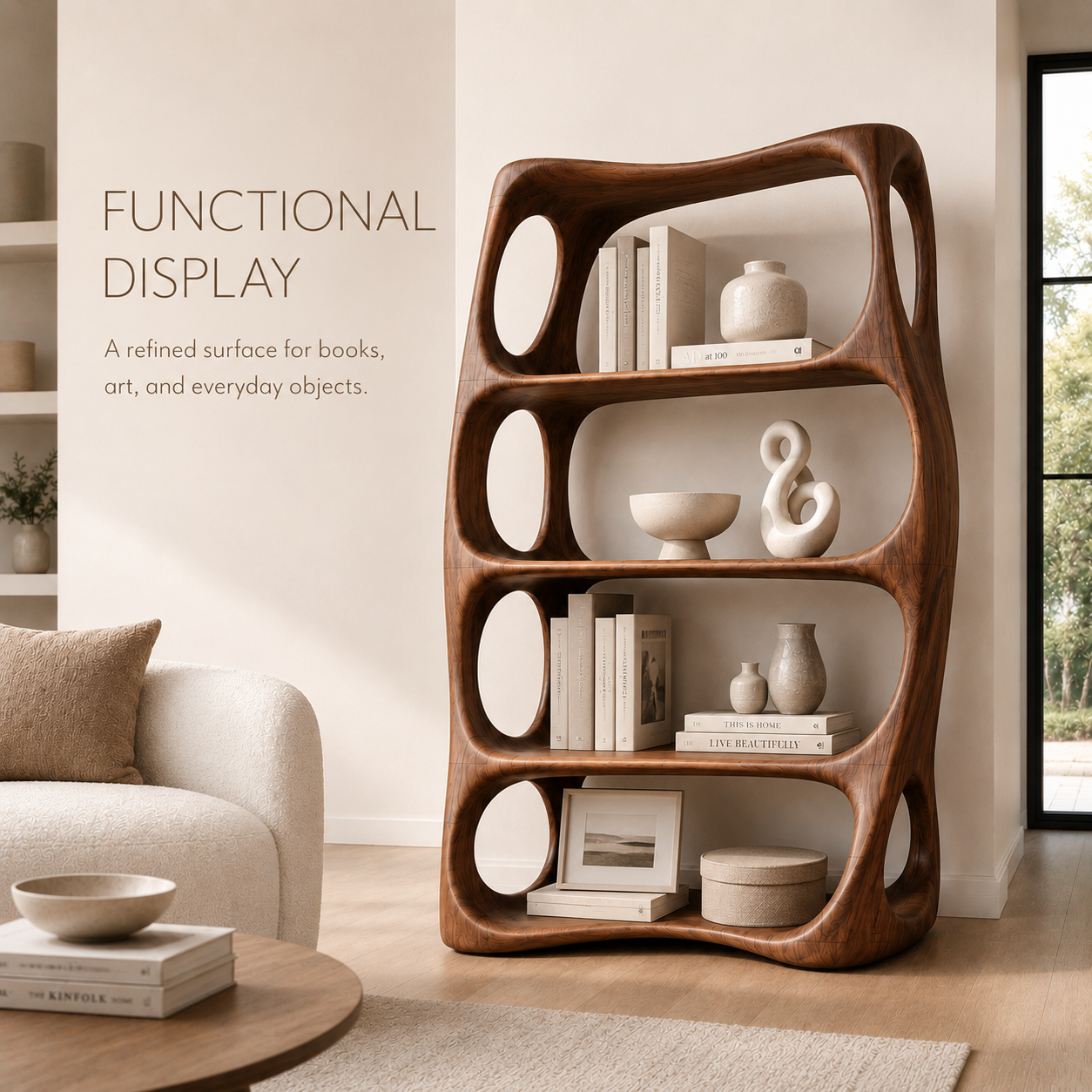 Rowan Hollow Form Bookshelf - product image 07
