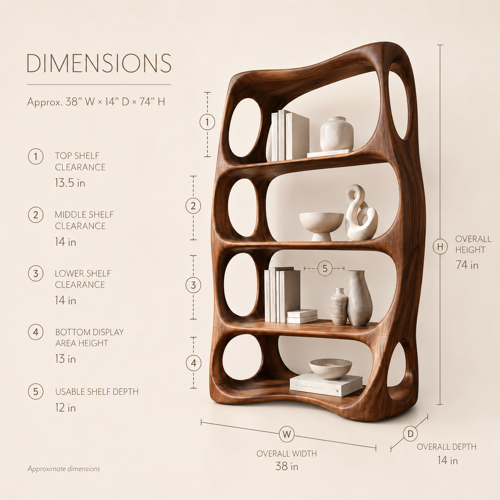Rowan Hollow Form Bookshelf - product image 08