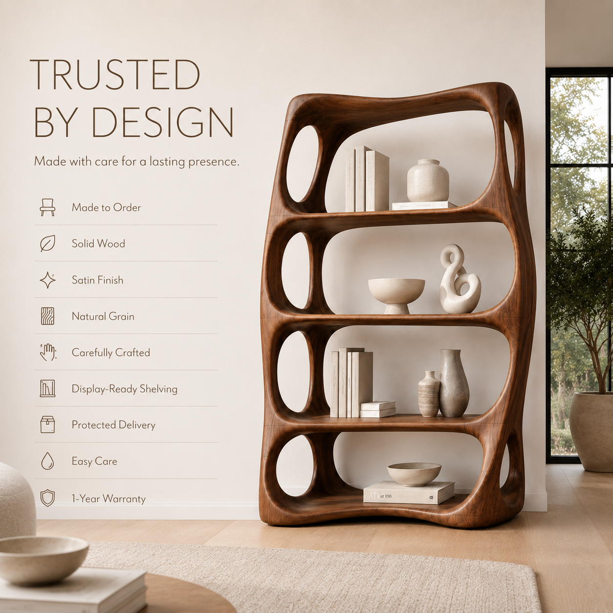 Rowan Hollow Form Bookshelf - product image 09