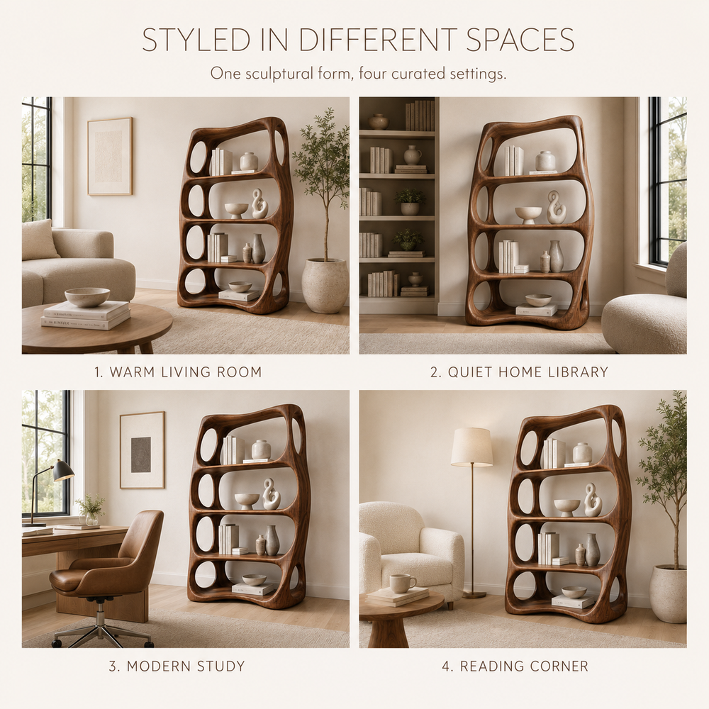 Rowan Hollow Form Bookshelf - product image 10