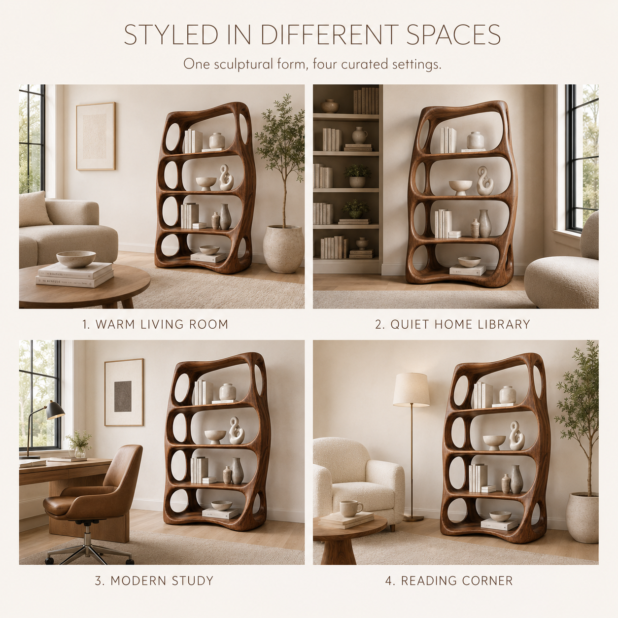 Rowan Hollow Form Bookshelf - product image 10