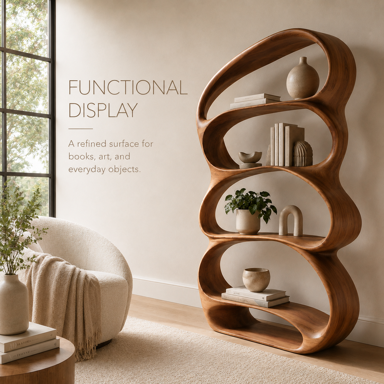 Brielle Sculpted Display Shelf - product image 08