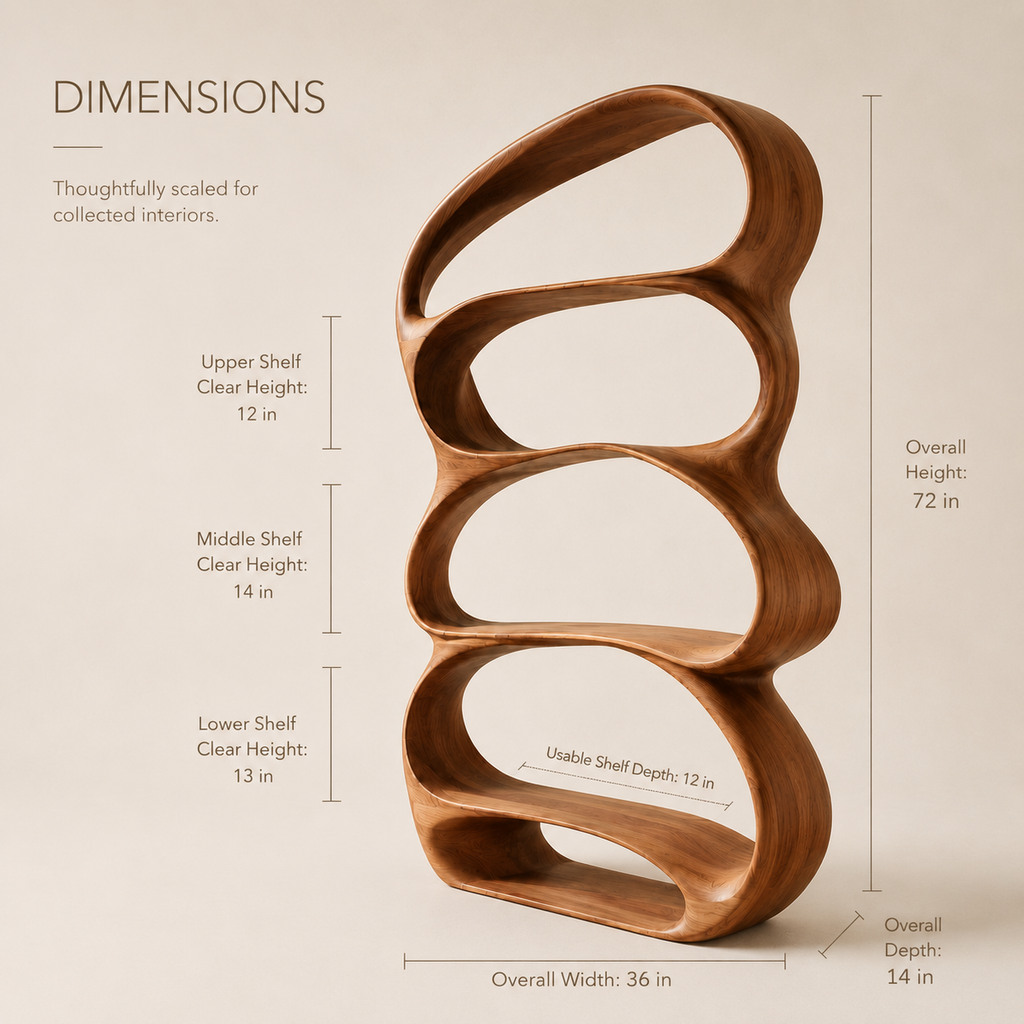 Brielle Sculpted Display Shelf - product image 09