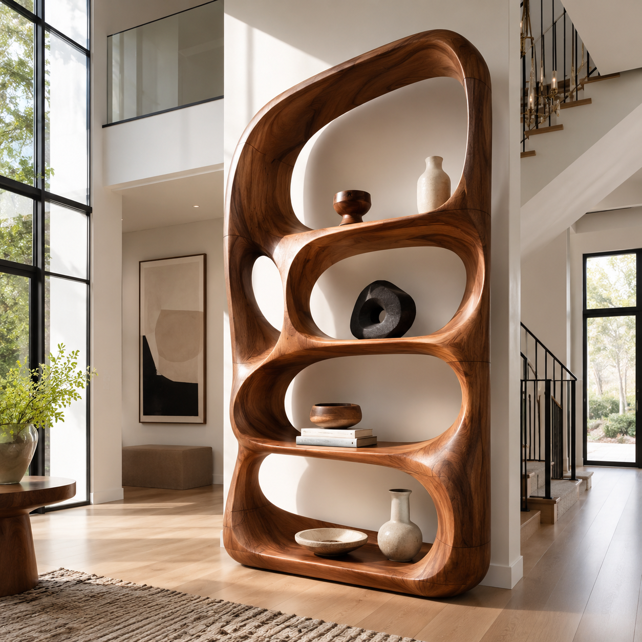 Orin Organic Modern Bookshelf - main view