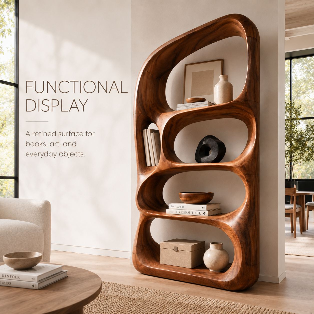 Orin Organic Modern Bookshelf - product image 07