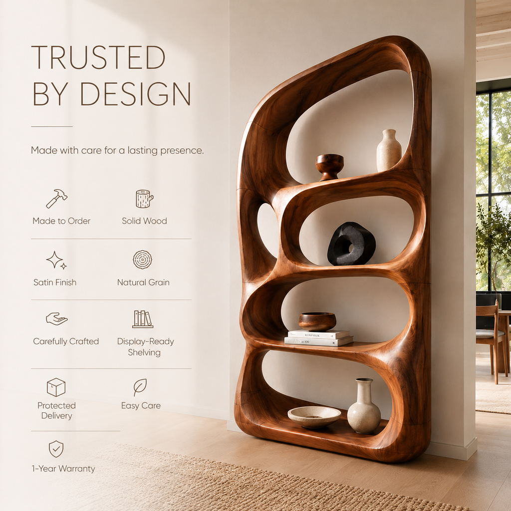 Orin Organic Modern Bookshelf - product image 09