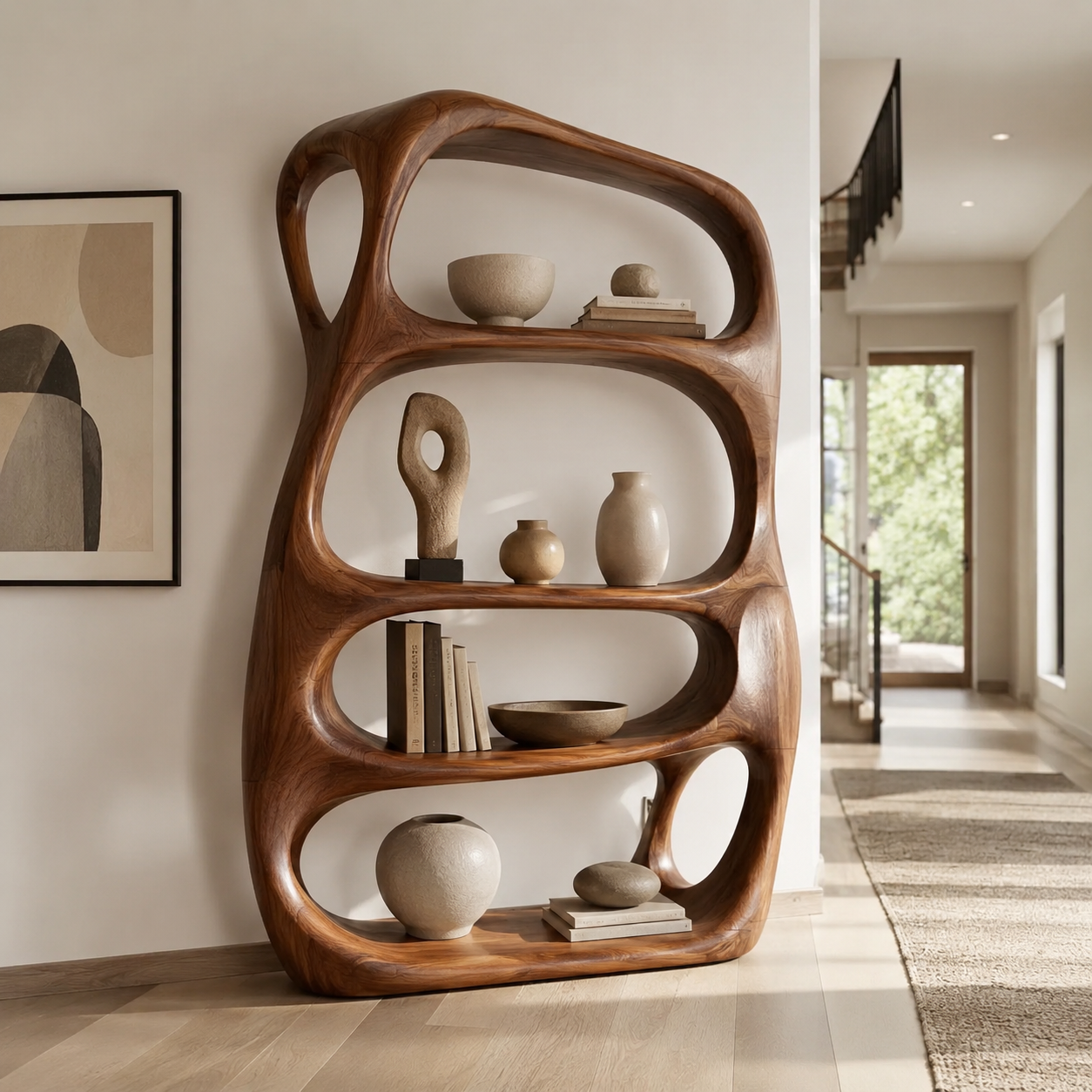 Selene Rounded Library Bookshelf - main view