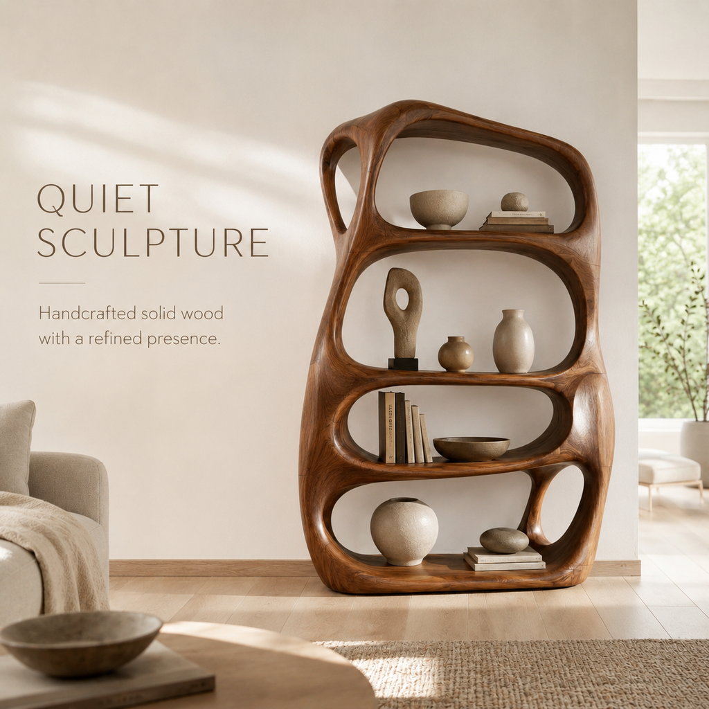 Selene Rounded Library Bookshelf - product image 02