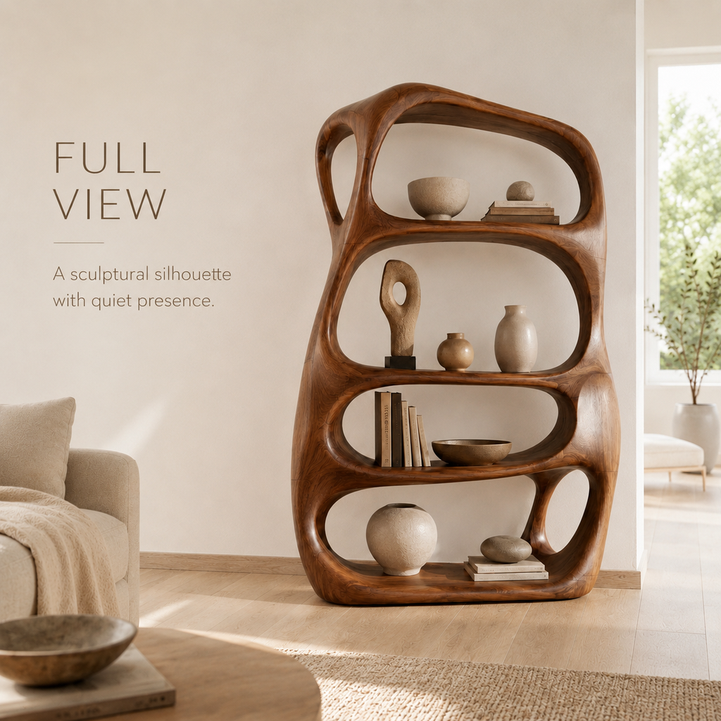 Selene Rounded Library Bookshelf - product image 04