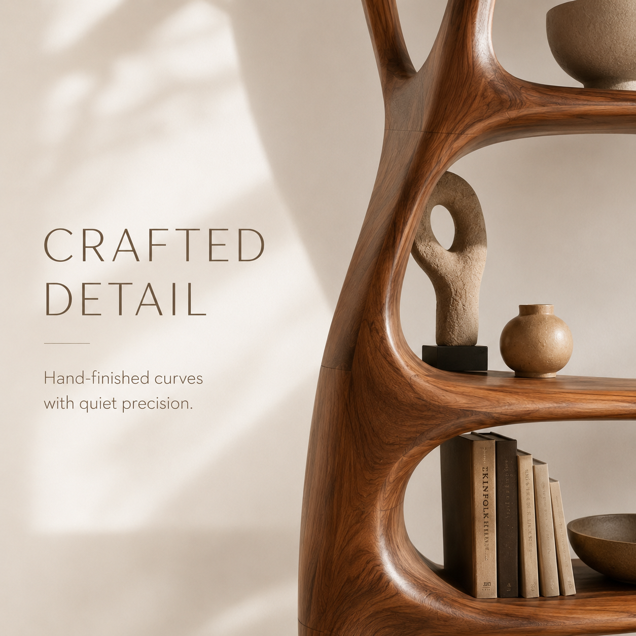 Selene Rounded Library Bookshelf - product image 07