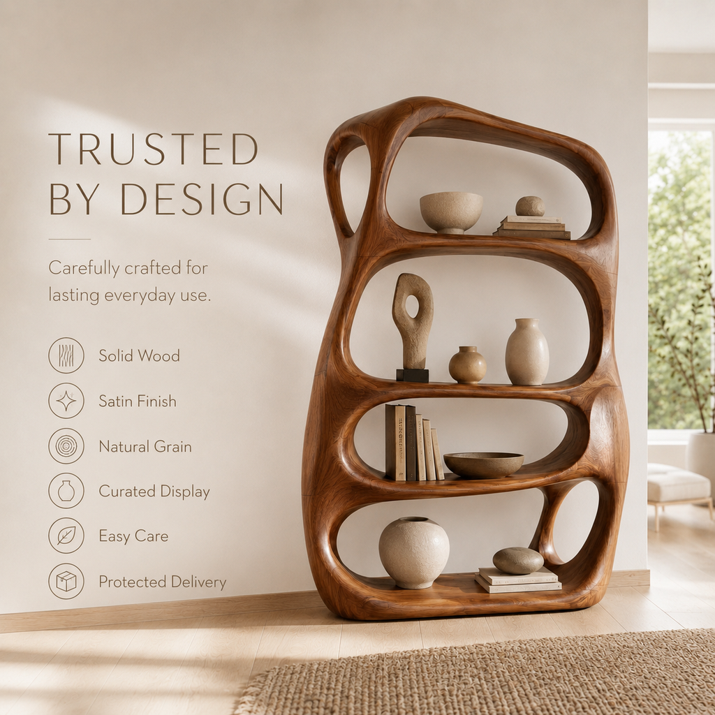 Selene Rounded Library Bookshelf - product image 10