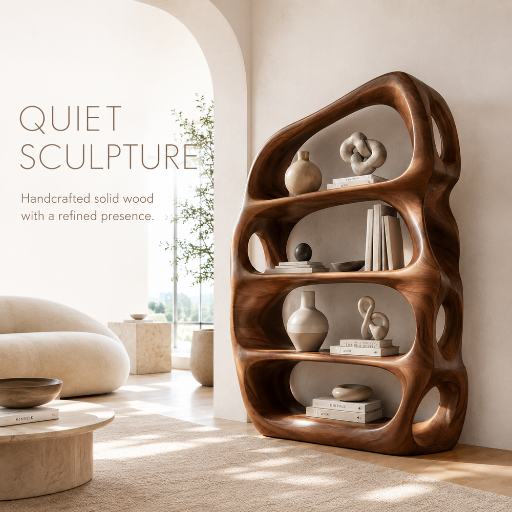 Mira Flow Wood Bookshelf - product image 02