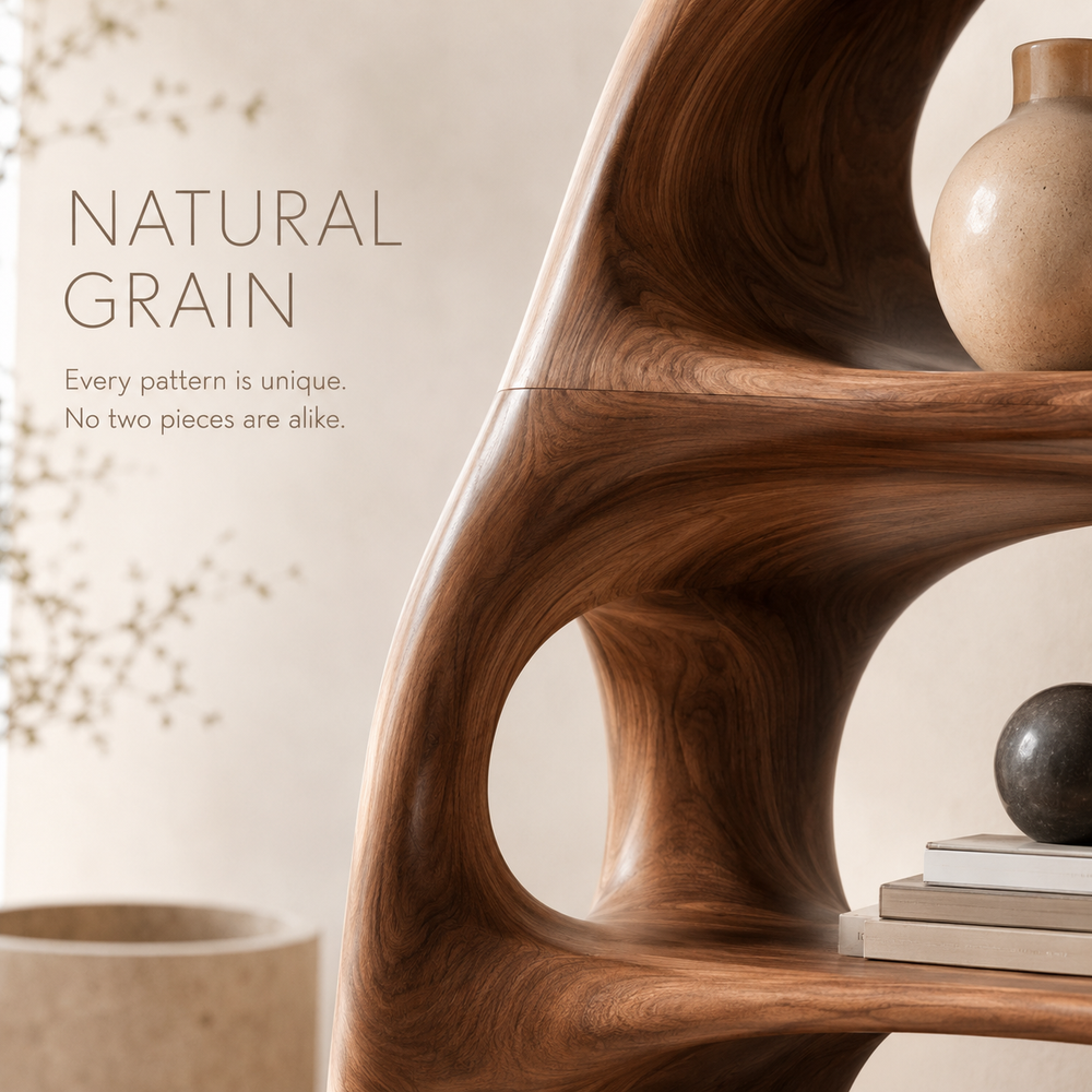 Mira Flow Wood Bookshelf - product image 06