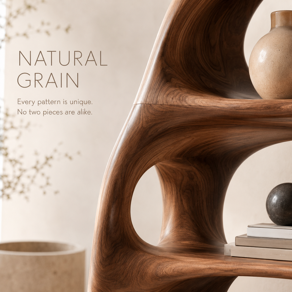 Mira Flow Wood Bookshelf - product image 06