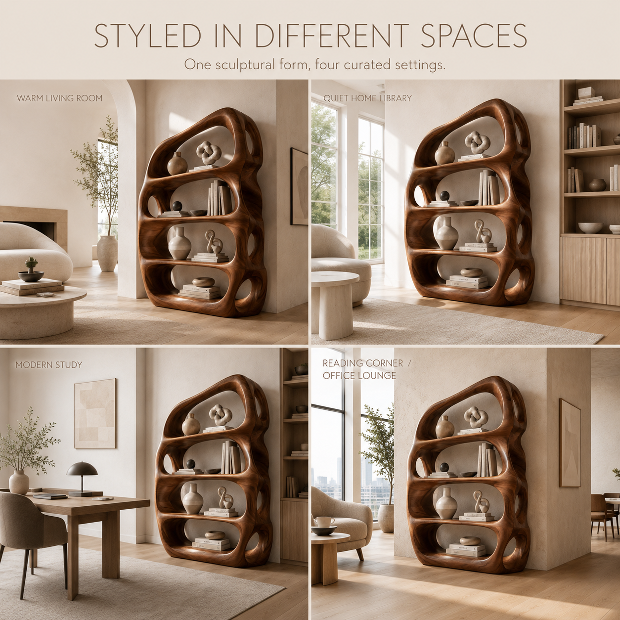 Mira Flow Wood Bookshelf - product image 11