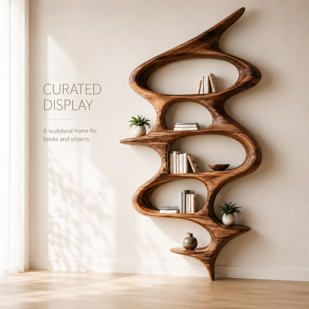 Koa Organic Display Bookshelf - product image 03