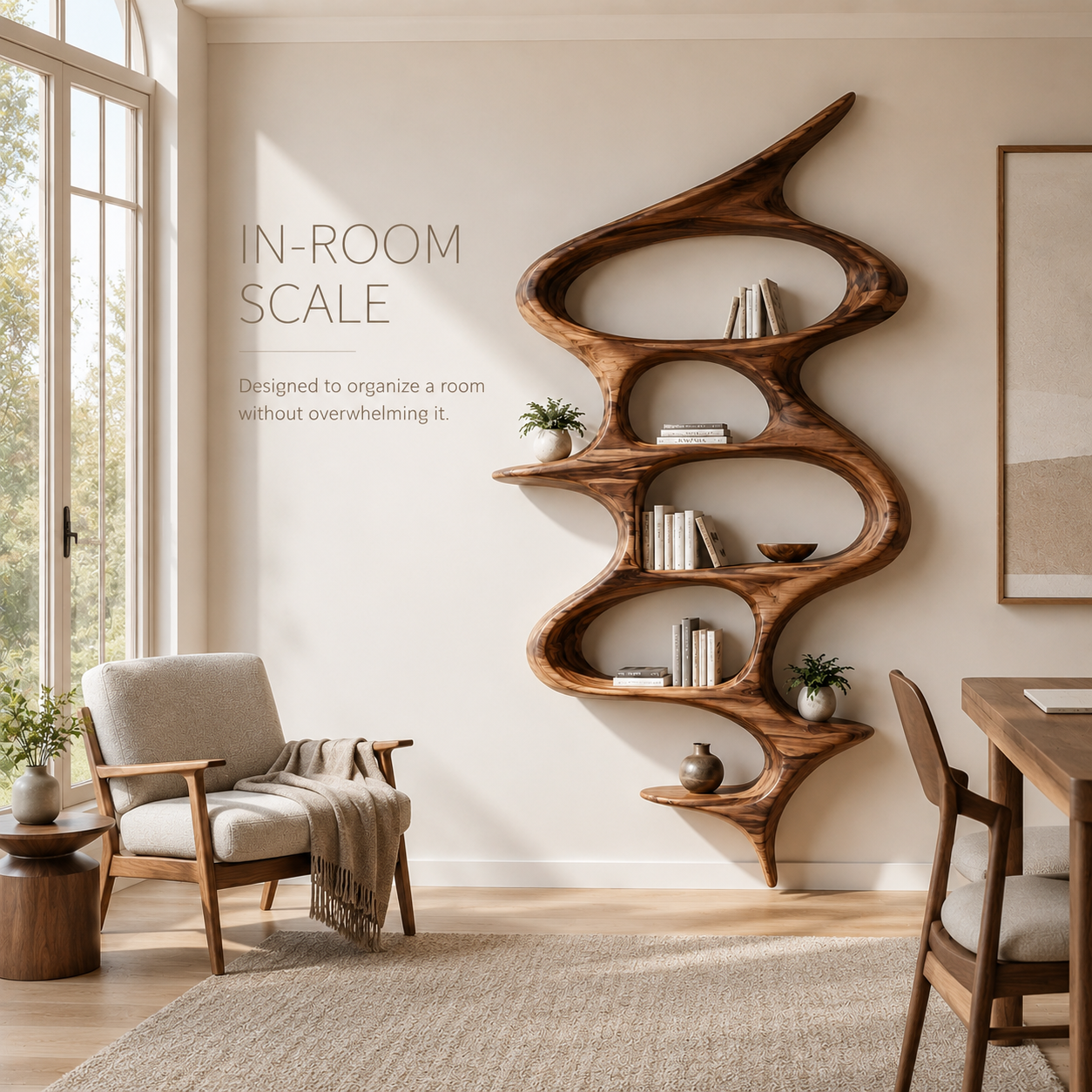 Koa Organic Display Bookshelf - product image 04