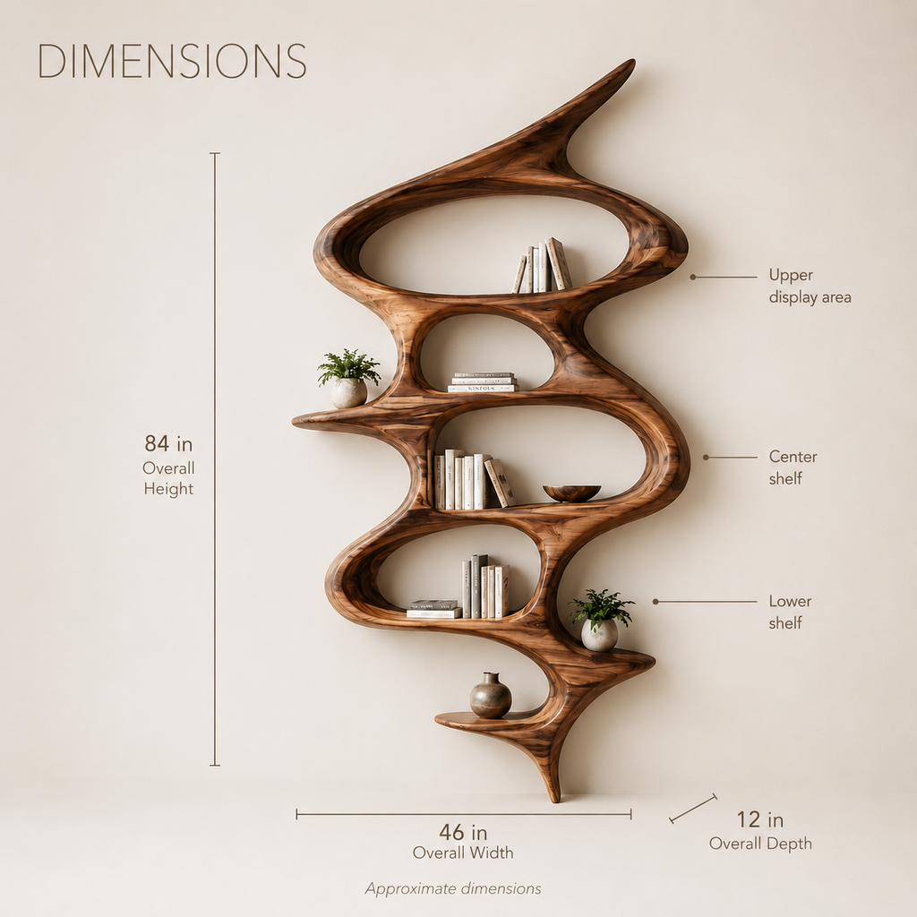 Koa Organic Display Bookshelf - product image 09