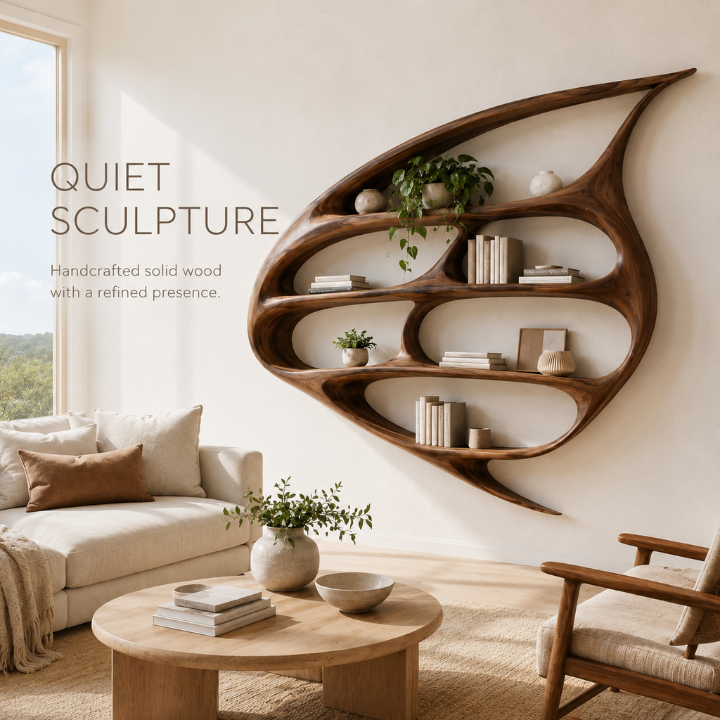 Brisa Sculptural Bookcase - product image 02